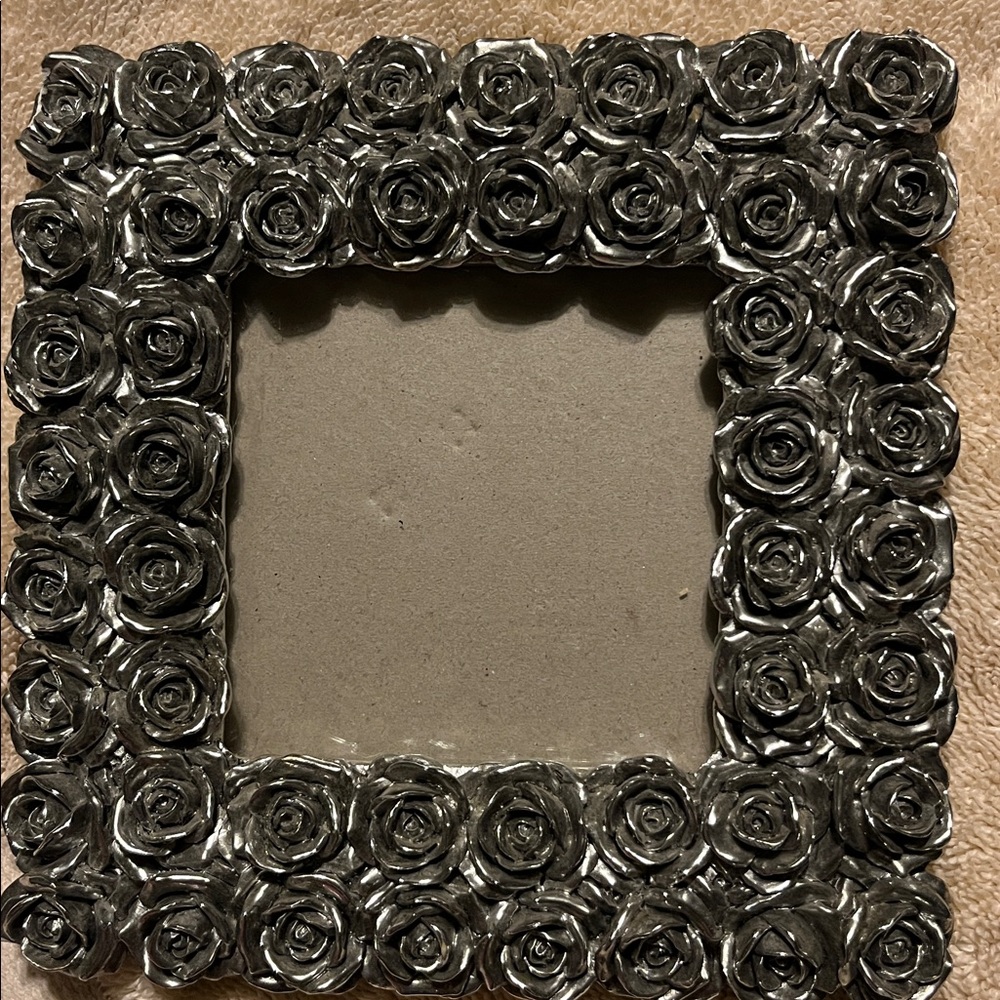 Silver Rose Frame - Picture 3 of 3